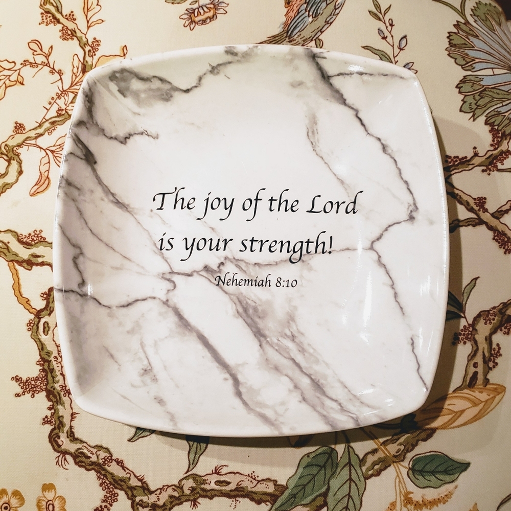 ❤️ All 3 dishes for $10 Marble Porcelin Dish - Picture 4 of 7